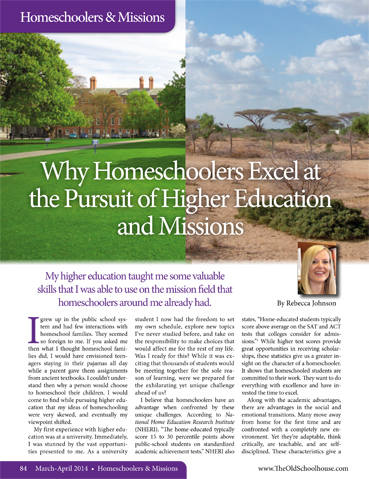 The Old Schoolhouse Magazine - March/April 2014