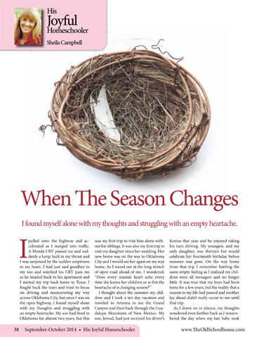 The Old Schoolhouse Magazine - September/October 2014
