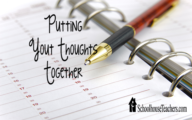blog putting your thoughts together