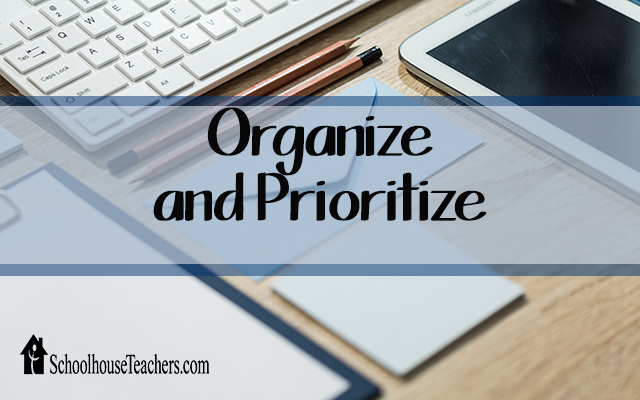 blog organize and prioritize