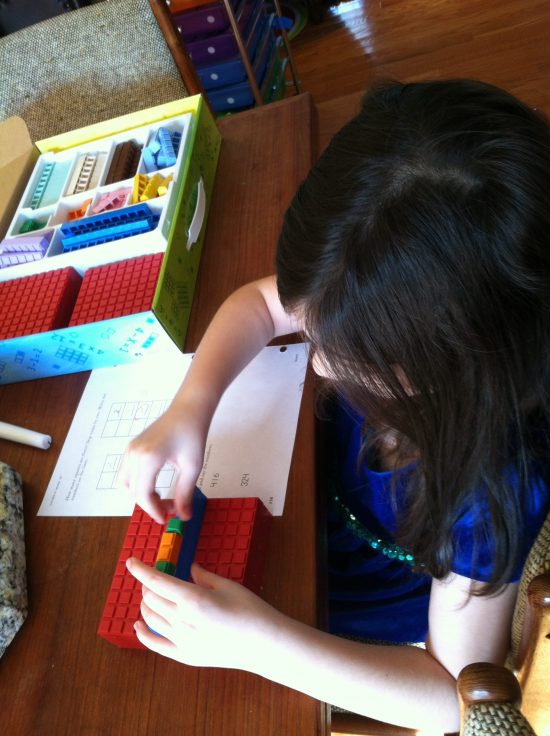 HwH-Girl Doing Math