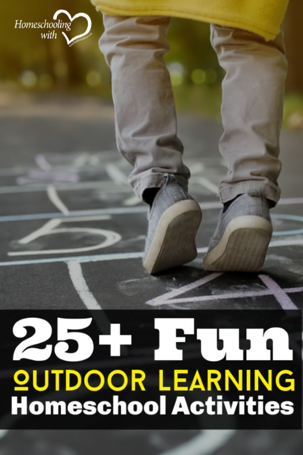 outdoor learning homeschool activities