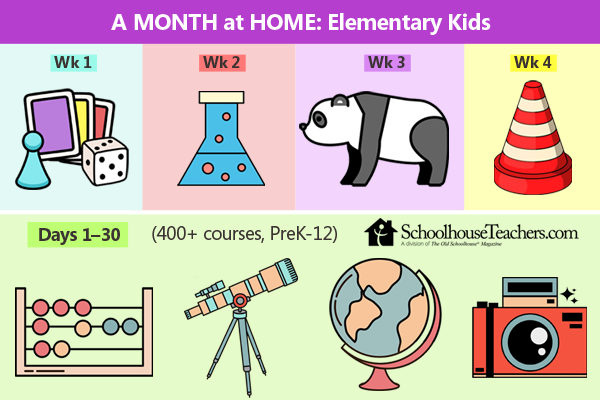 What to do at home with elementary students.